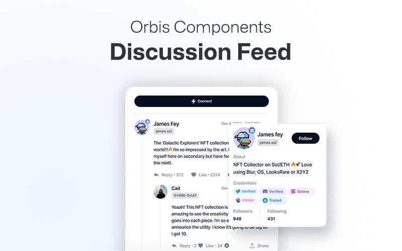 Discussion Feed preview